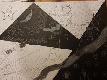 Ewa Wiśniewska - czarne na białym , białe na czarnym