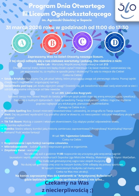 Program Dnia Otwartego 31 marca 2025