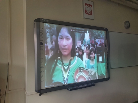 Nasza wizyta online w szkole w Ekwadorze