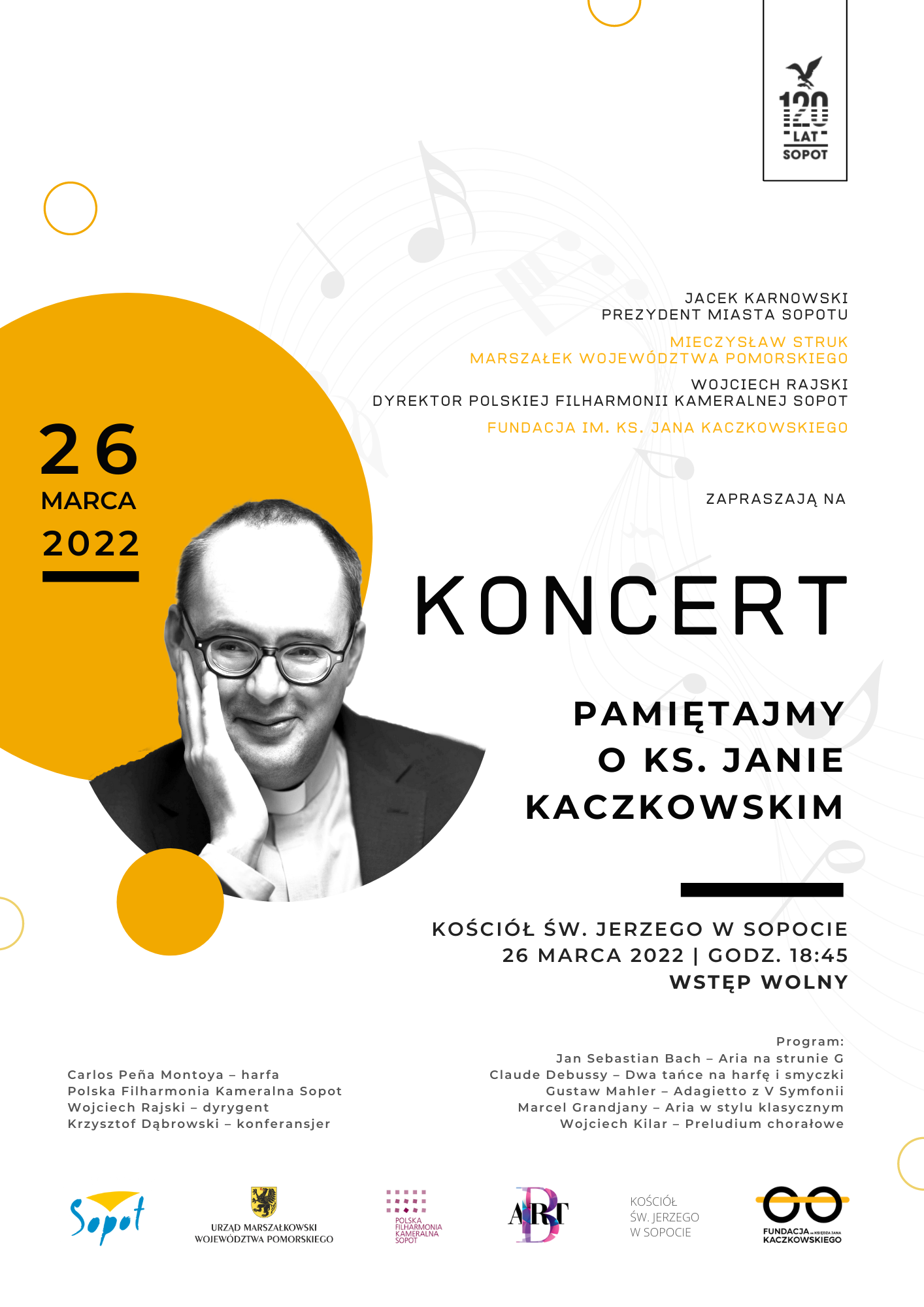 26.03 Koncert - 'Pamiętajmy o ks. Janie Kaczkowskim'
