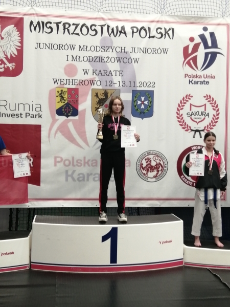 Marta Wojtunik Mistrzynią Polski w Karate