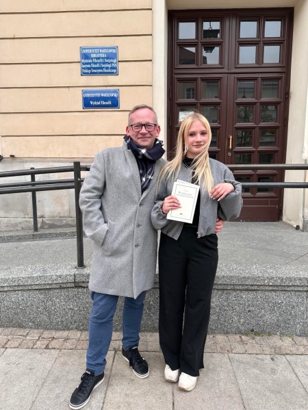 Marcela Dętkoś laureatką Olimpiady Filozoficznej. 