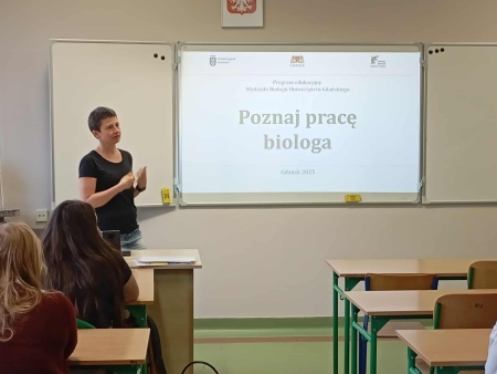 UG na lekcji Biologii  